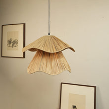 Load image into Gallery viewer, Dupro 2.0 -Unique handmade Woven Hanging Pendant Light, Natural/Raffia Pendant Light for Home restaurants and offices.