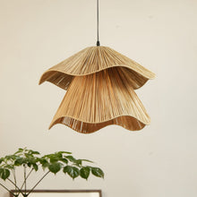 Load image into Gallery viewer, Dupro 2.0 -Unique handmade Woven Hanging Pendant Light, Natural/Raffia Pendant Light for Home restaurants and offices.