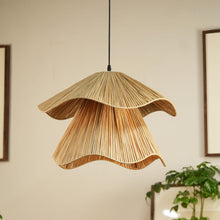 Load image into Gallery viewer, Dupro 2.0 -Unique handmade Woven Hanging Pendant Light, Natural/Raffia Pendant Light for Home restaurants and offices.