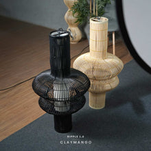 Load image into Gallery viewer, Ripple 1.0 : Unique handmade Woven Hanging Pendant Light, Natural/Cane Pendant Light for Home restaurants and offices.