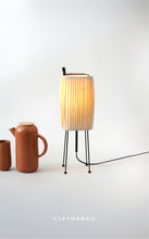 Load image into Gallery viewer, PleatGlow Table Lamp - Cotton Blend Fabric Table Lamp for Home, Restaurants and Offices