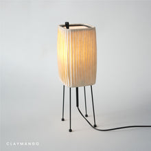 Load image into Gallery viewer, PleatGlow Table Lamp - Cotton Blend Fabric Table Lamp for Home, Restaurants and Offices