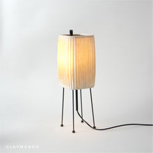 Load image into Gallery viewer, PleatGlow Table Lamp - Cotton Blend Fabric Table Lamp for Home, Restaurants and Offices