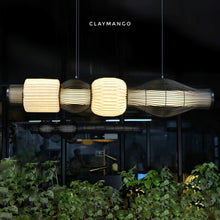 Load image into Gallery viewer, Avenya Linear - Linear Industrial Pendant lamp Metal with Paper for Home, Restaurants and Offices.