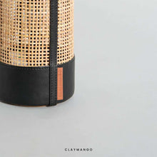 Load image into Gallery viewer, Handwoven Rattan Mesh Pen Stand Organizer for Study & Workspace