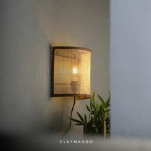 Load image into Gallery viewer, D Sconce - Fabric Wall Sconce for Home, Restaurants and Offices