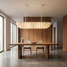Load image into Gallery viewer, Mylo Linear Fabric Pendant Lamp for Home, Restaurants and Offices.