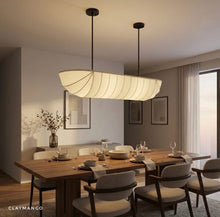 Load image into Gallery viewer, Mylo Linear Fabric Pendant Lamp for Home, Restaurants and Offices.