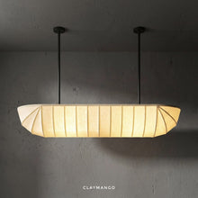 Load image into Gallery viewer, Mylo Linear Fabric Pendant Lamp for Home, Restaurants and Offices.