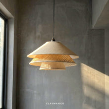 Load image into Gallery viewer, Trilo 2.0 - Rattan Pendant lamp for Home, restaurants and offices.