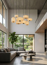 Load image into Gallery viewer, The loom cluster - Fabric Pendant lamp for Home, restaurants and offices.
