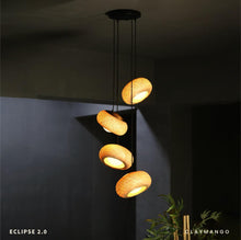 Load image into Gallery viewer, Eclipse 2.0 - Bamboo Cluster Pendant Lamps.