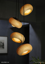 Load image into Gallery viewer, Eclipse 2.0 - Bamboo Cluster Pendant Lamps.