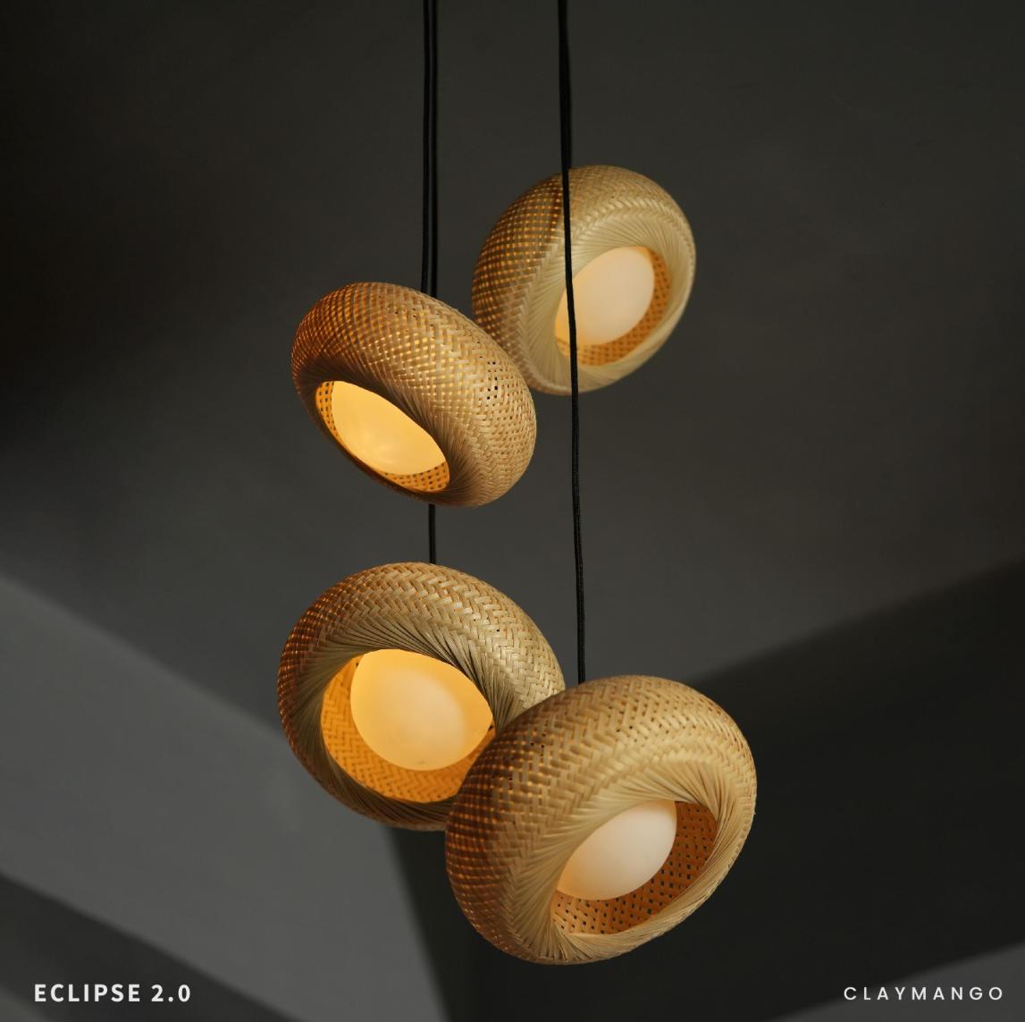 Eclipse Bamboo Cluster Pendant –