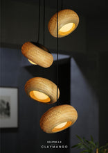 Load image into Gallery viewer, Eclipse 2.0 - Bamboo Cluster Pendant Lamps.