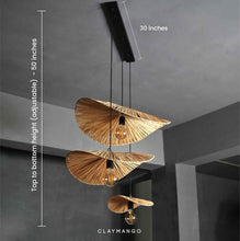 Load image into Gallery viewer, Tulip - Cluster Pendant Lamp(Natural Rafia Grass)