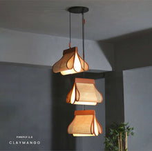 Load image into Gallery viewer, Firefly Mini Cluster- Unique handmade Woven Hanging Pendant Light, Natural/Bamboo Pendant Light for Home restaurants and offices.