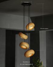 Load image into Gallery viewer, Eclipse 2.0 - Bamboo Cluster Pendant Lamps.