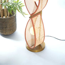 Load image into Gallery viewer, Morbis Floor Lamp - Floor lamp with Rattan for Home, Restaurants and Offices.