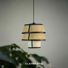 Load image into Gallery viewer, Voyage Mini - Pendant lamp with Natural bamboo mesh for Home, restaurants and offices.