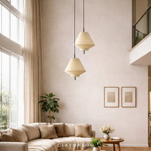Load image into Gallery viewer, Obel Pendant - Fabric Pendant lamp for Home, restaurants and offices.