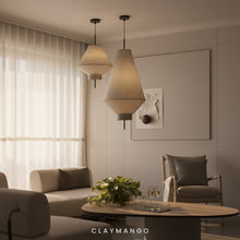 Load image into Gallery viewer, Obel Pendant Set of 2 - Fabric Pendant lamp for Home, restaurants and offices.