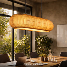 Load image into Gallery viewer, Cove Linear - Linear Industrial Pendant Lamp Metal with Cane for Home, Restaurants and Offices.