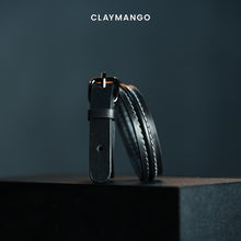 Load image into Gallery viewer, Mecate Two Fold - Leather Wristband