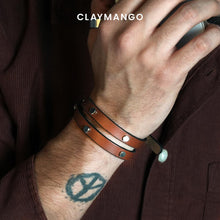 Load image into Gallery viewer, Romel Twofolds - Leather wrist bands