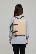 Load image into Gallery viewer, Bina office bag could be wear as backpack and carry with trolly bag handle thanks to its loads of features