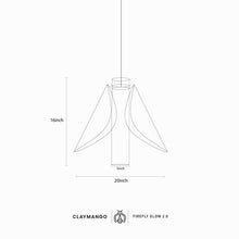 Load image into Gallery viewer, Firefly Worm - Unique handmade Woven Hanging Pendant Light, Natural/Cane Pendant Light for Home restaurants and offices.