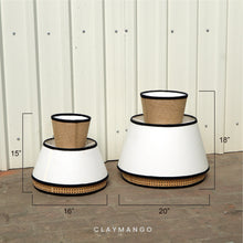Load image into Gallery viewer, Funnel Classic - Pendant lamp with Natural bamboo mesh for Home, restaurants and offices.
