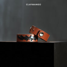 Load image into Gallery viewer, Chambon Single Fold - Leather Wristband