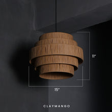 Load image into Gallery viewer, Haven Classic Raffia Pendant Lamp for Home, restaurants and offices.