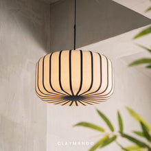 Load image into Gallery viewer, Kubo - Fabric Pendant lamp for Home, restaurants and offices.
