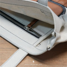 Load image into Gallery viewer, Beetle Leather Canvas - Tote Bag