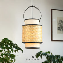 Load image into Gallery viewer, Aloka Pendant - Unique handmade Woven Hanging Pendant Light, Natural/Bamboo Pendant Light for Home restaurants and offices.