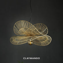 Load image into Gallery viewer, Stingray : Unique handmade Woven Hanging Pendant Light, Natural/Cane Pendant Light for Home restaurants and offices.