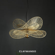 Load image into Gallery viewer, Stingray : Unique handmade Woven Hanging Pendant Light, Natural/Cane Pendant Light for Home restaurants and offices.