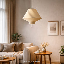 Load image into Gallery viewer, Obel Pendant - Fabric Pendant lamp for Home, restaurants and offices.