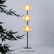 Load image into Gallery viewer, S-Curve Modern Contemporary Floor Lamp with Natural Bamboo for Home, restaurants and offices.