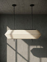 Load image into Gallery viewer, Obel Linear Fabric Pendant Lamp for Home, Restaurants and Offices
