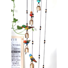 Load image into Gallery viewer, Mobile bird wind chimes with bells from chidaiya collection-Home Décor-Claymango.com