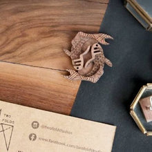 Load image into Gallery viewer, Pisces Brooch from Zodiac collection - Twofolds-Mens Accessories-Claymango.com