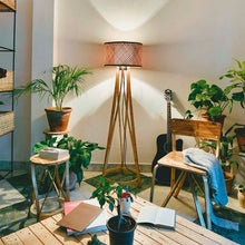 Load image into Gallery viewer, Mushroom Floor Lamp-Bamboo-Claymango.com