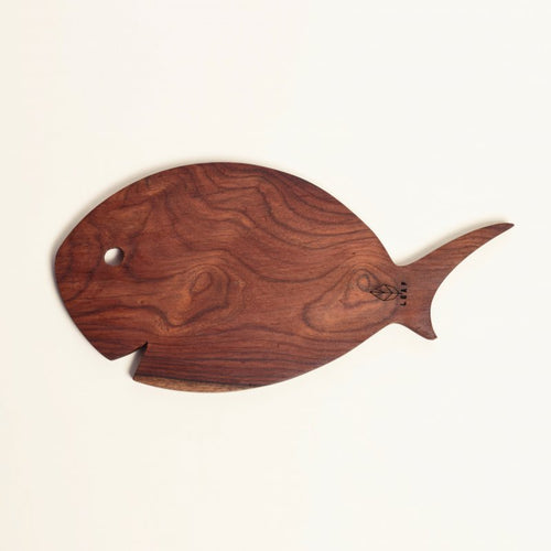 Fish -handcrafted serving tray/platter-LFC2P03-Kitchen Accessories-Claymango.com