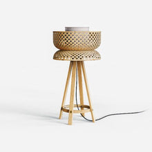 Load image into Gallery viewer, Lotus Table Lamp-Bamboo-Claymango.com