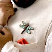 Load image into Gallery viewer, Dragonfly Brooch from Seafret collection(Basic)-Mens Accessories-Claymango.com
