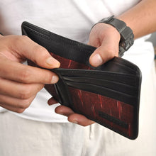 Load image into Gallery viewer, Weekend Wallet 4 - compact and contemporary handcrafted out of ikat and Genuine leather-Wallets-Claymango.com