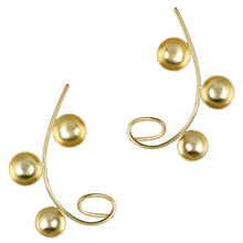 Load image into Gallery viewer, Hiya Danglers/Ear cuffs - Sterling silver & gold Plated-Jewellery-Claymango.com